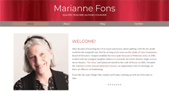 Desktop Screenshot of mariannefons.com